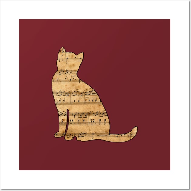 Kitty Cat Concerto Wall Art by designed2teach